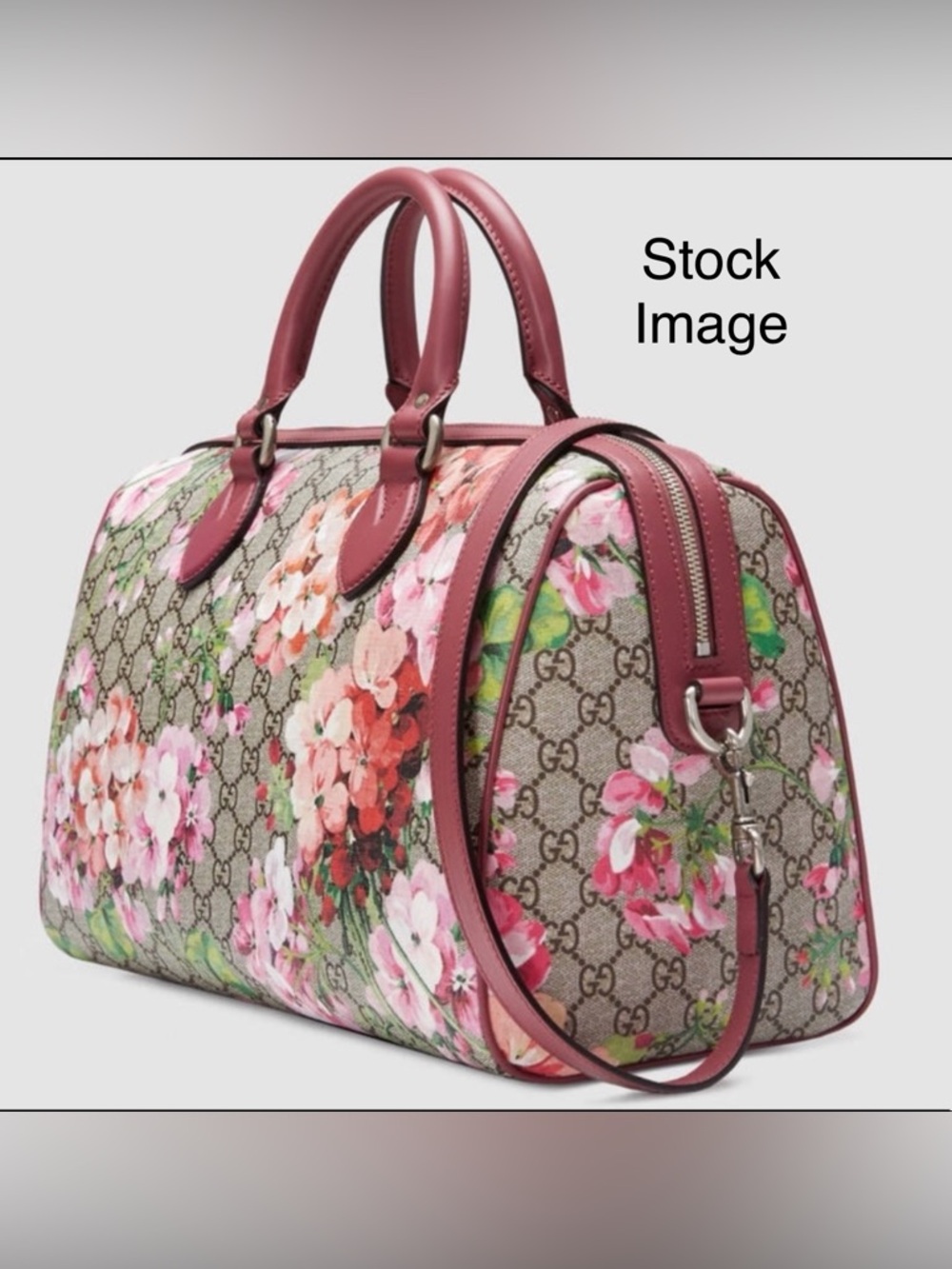 AUTHENTIC 🌸GUCCI™️ Blooms🌸 BOSTON bag👜 - Picture 13 of 14